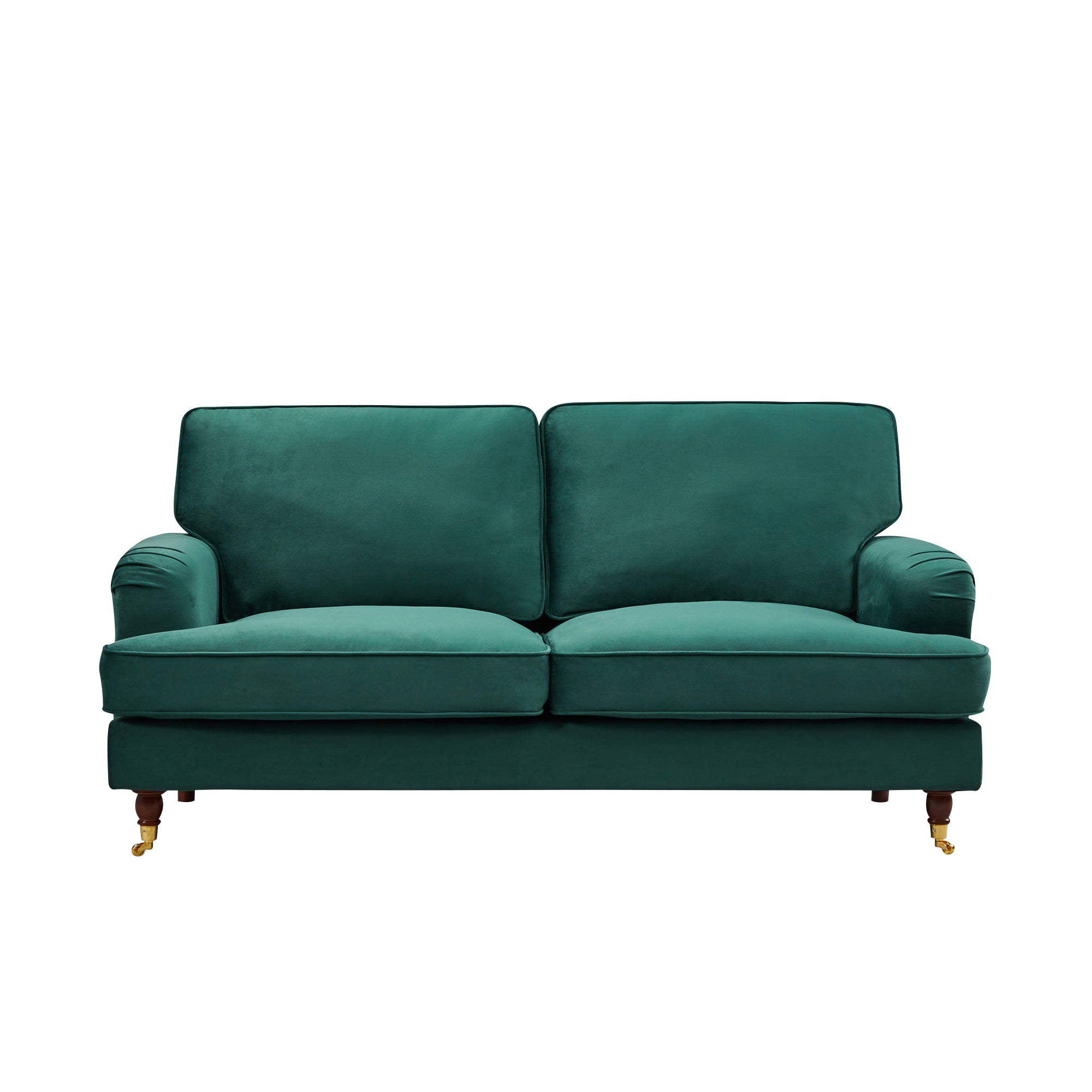 Olivia 2 Seater Sofa in Forest Green by Harry Christian Home