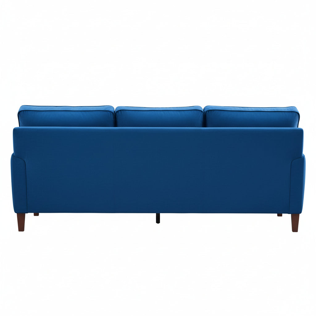 Olivia 3 Seater Sofa in Royal Blue Velvet by Harry Christian Home