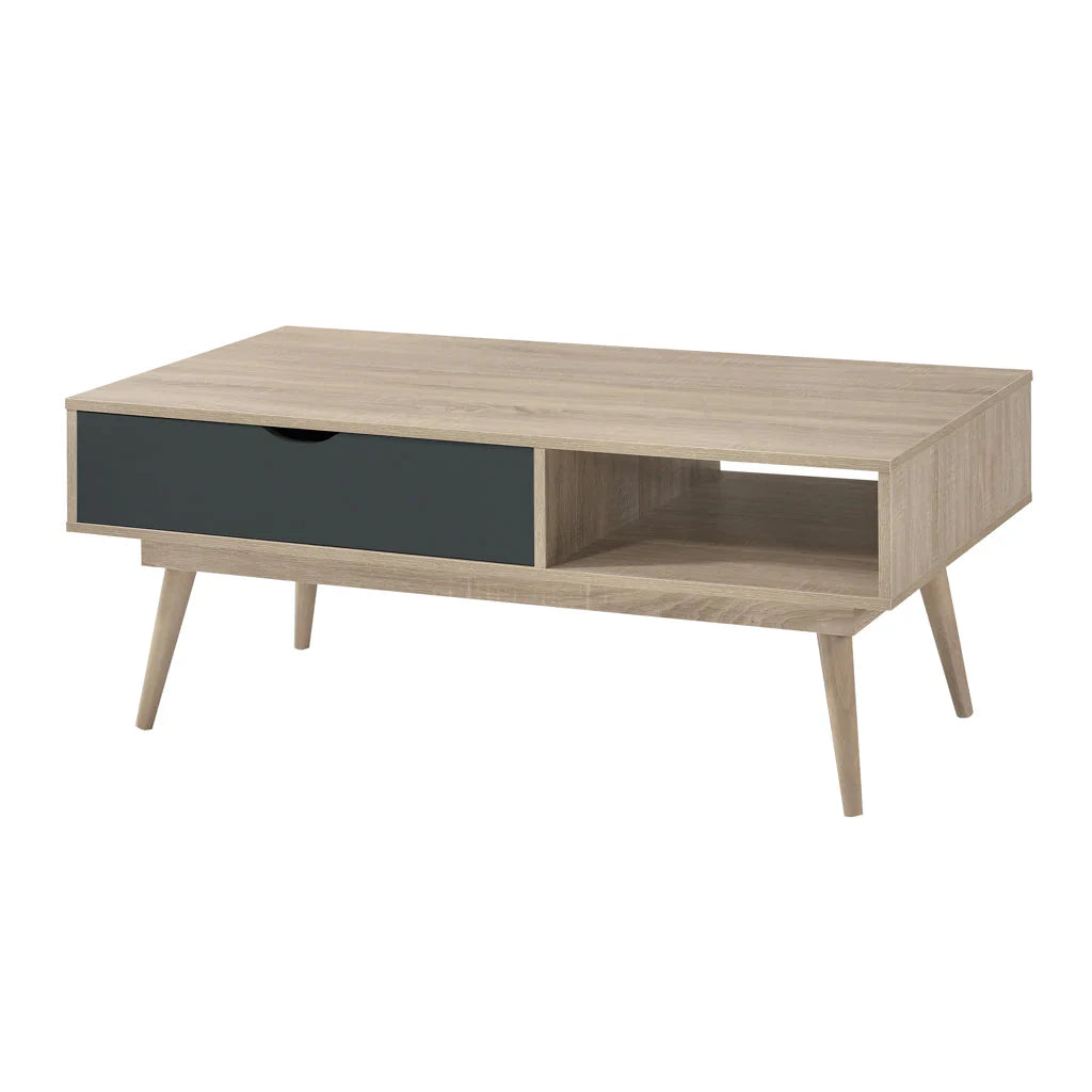 Harry Christian Home Grey Oak and White Living Room Furniture Set
