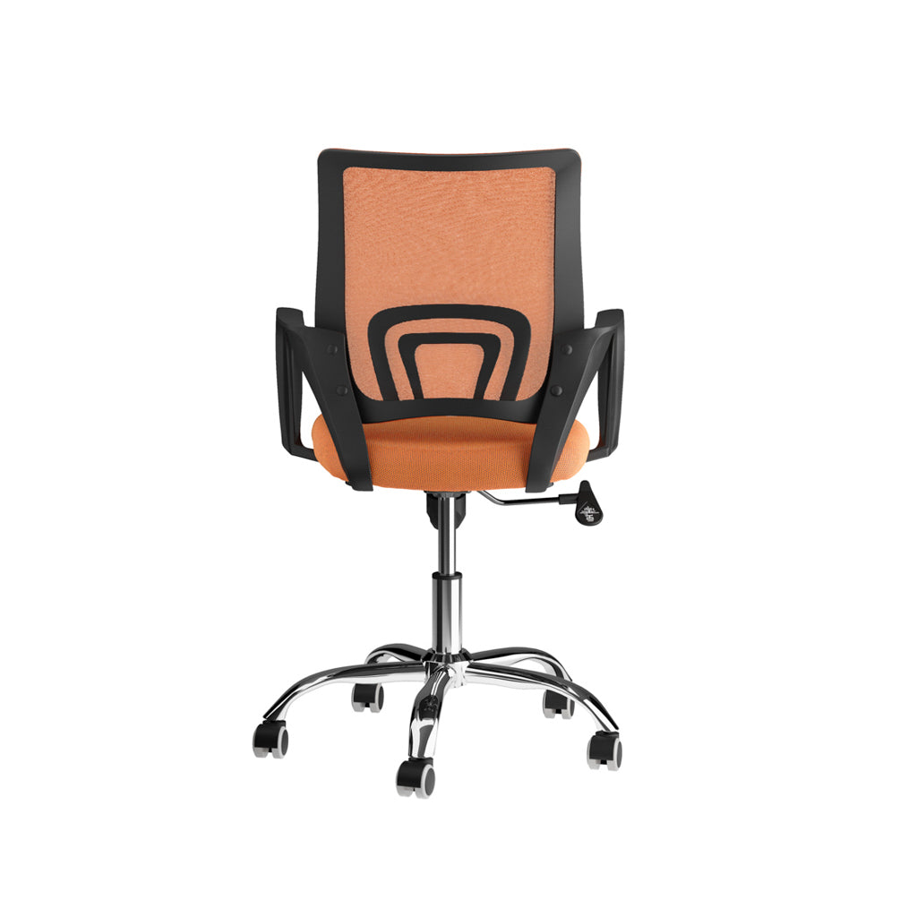 Harry Christian Home Office Chair In Orange