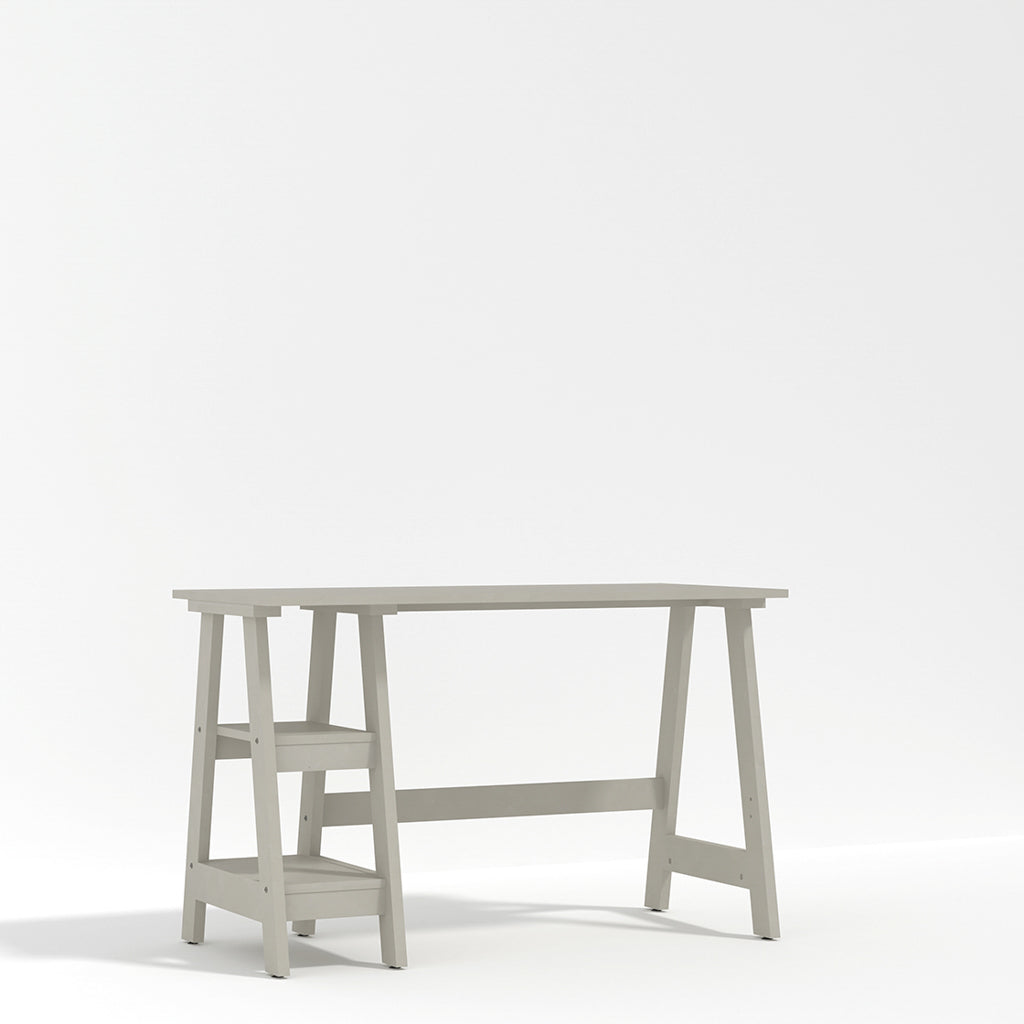 Harry Christian Home Essential Grey Workstation Desk