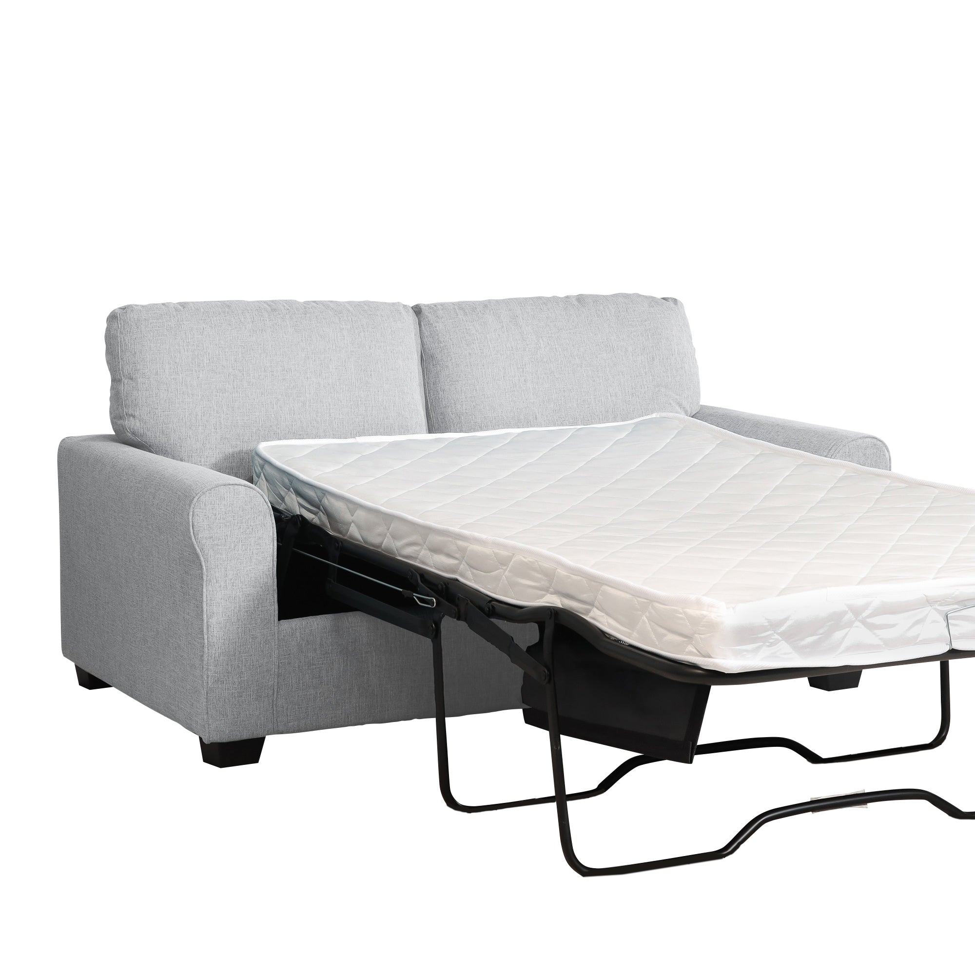 Grey Fabric 2 Seater Sofabed